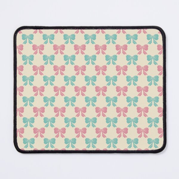Item preview, Small Two Tone Coquette Bow Toile Pink Mint designed and sold by DColourMuse.