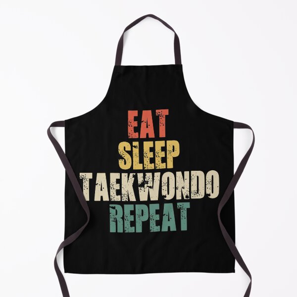 Item preview, Eat Sleep Taekwondo Repeat Distressed Retro designed and sold by GiaoCalonas.