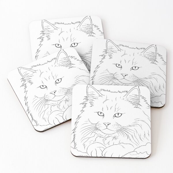 Item preview, Fluffy Cat designed and sold by chedam-studio.