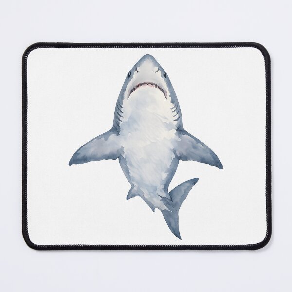 Item preview, Great White Shark Watercolour Art designed and sold by Jaruart.