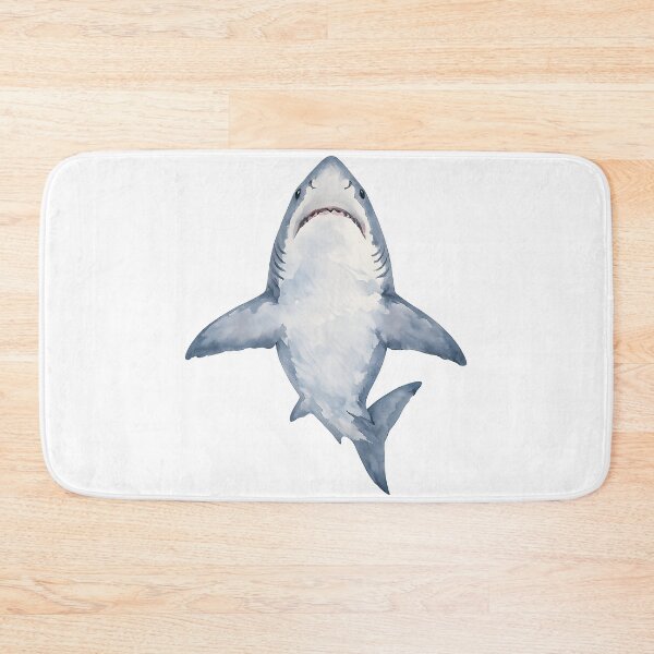 Item preview, Great White Shark Watercolour Art designed and sold by Jaruart.