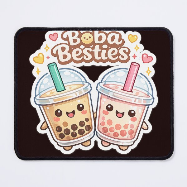 Item preview, Boba Tea | Cute Bubble Tea Typography Design designed and sold by VasiArtLab.