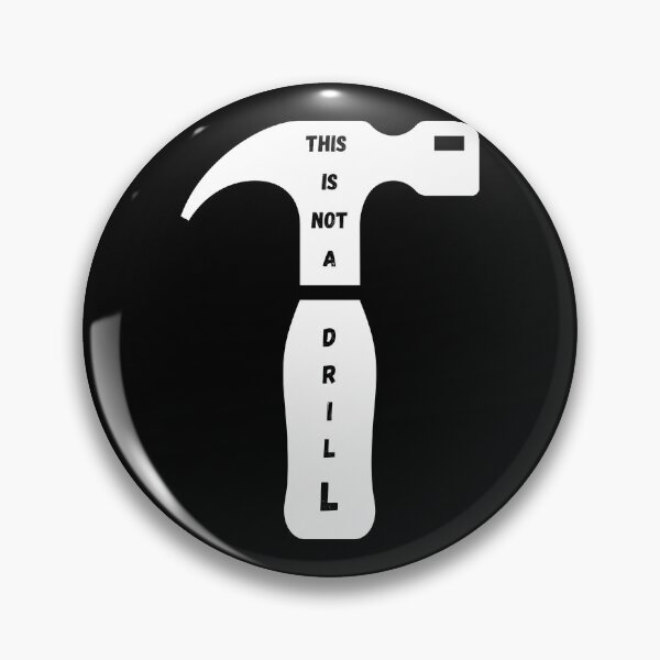 Item preview, This Is Not A Drill Hammer Graphic designed and sold by Snedsdigital.