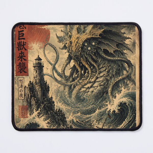 Item preview, Ukiyo-e Sea Monster Maritime Horror designed and sold by JasKei-Designs.