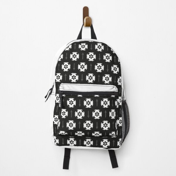 Item preview, Flower Knight Pattern - Black and White Inverse designed and sold by Daniel Bevis Design.