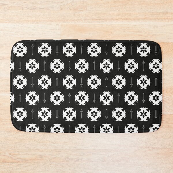 Item preview, Flower Knight Pattern - Black and White Inverse designed and sold by Daniel Bevis Design.