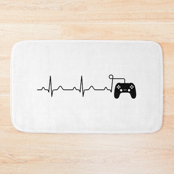 Item preview, Heartbeat EKG Gamer Controller Gift designed and sold by GiaoCalonas.