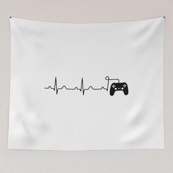 Item preview, Heartbeat EKG Gamer Controller Gift designed and sold by GiaoCalonas.