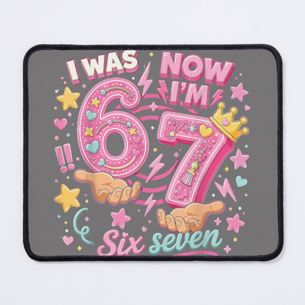 Item preview, 7th Birthday Girl Six-Seven Funny Princess Birthday Design designed and sold by KristineLi.