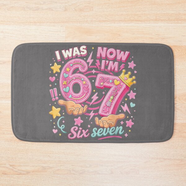 Item preview, 7th Birthday Girl Six-Seven Funny Princess Birthday Design designed and sold by KristineLi.