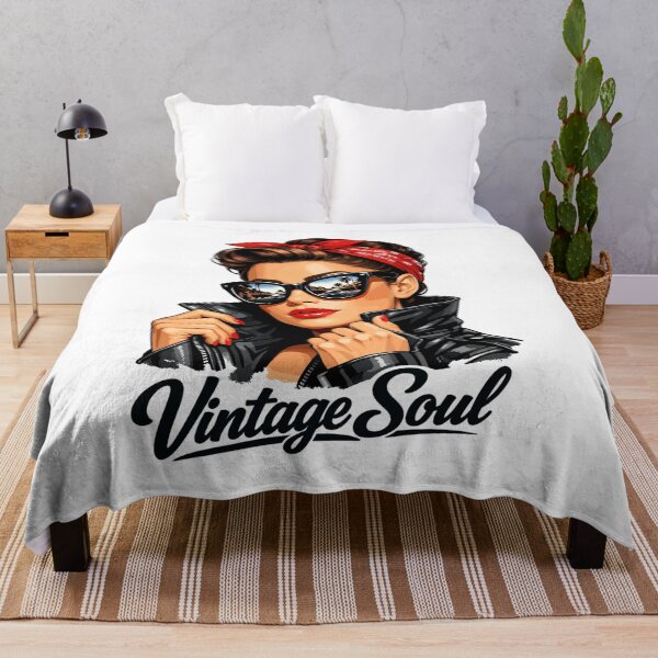 Item preview, Vintage Soul – Cool Rockabilly Pin-Up Design designed and sold by Pineapple-Tree.