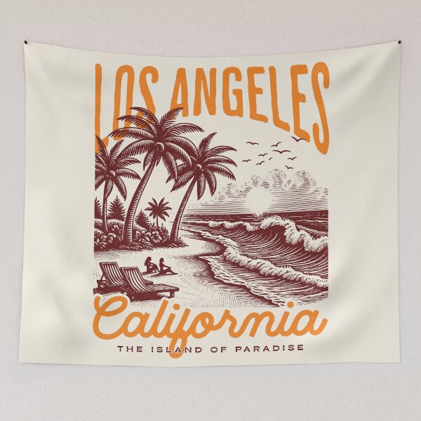 Item preview, Los Angeles, California Beach designed and sold by Twosided.