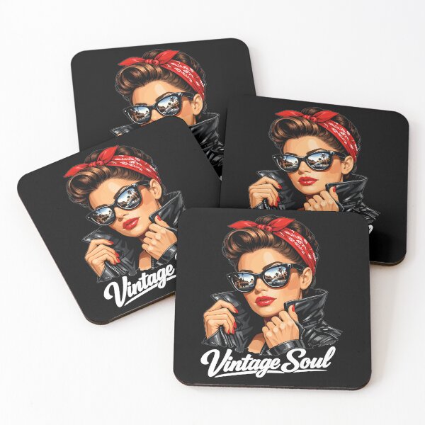 Item preview, Vintage Soul – Cool Rockabilly Pin-Up Design designed and sold by Pineapple-Tree.