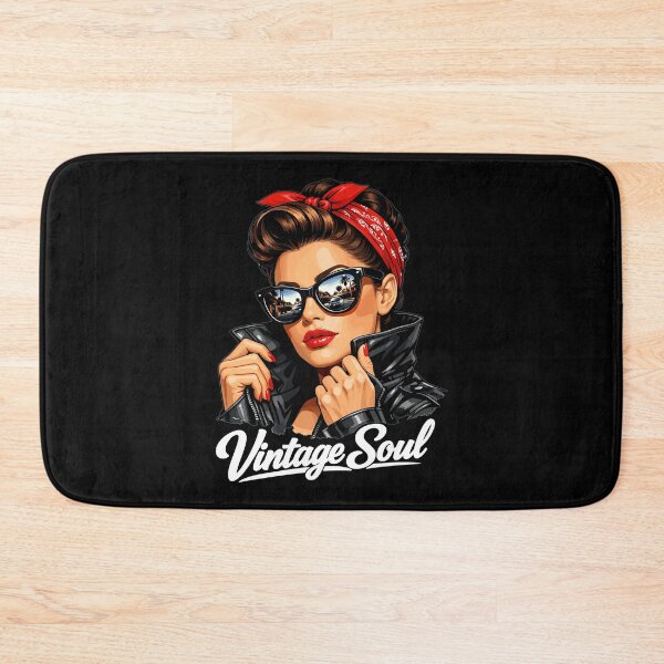 Item preview, Vintage Soul – Cool Rockabilly Pin-Up Design designed and sold by Pineapple-Tree.