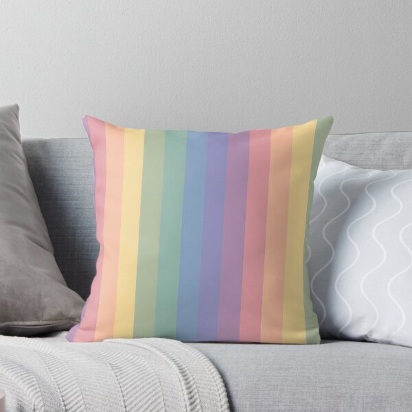 Item preview, Soft summer colour palette stripe design designed and sold by KLflorals.