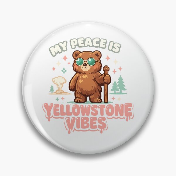 Item preview, My Peace Is Yellowstone Vibes Cute Bear Girly Trip Crew designed and sold by Yellowriversss.