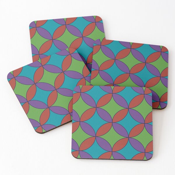 Item preview, Retro mid-century geometric pattern - 70s retro mod pattern designed and sold by Manic Purgatory.