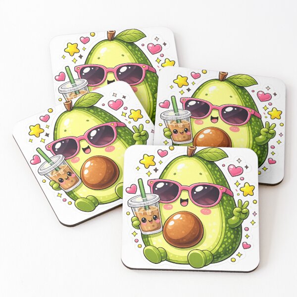 Item preview, Avo Vibes & Iced Coffee designed and sold by Funky Fable studio.