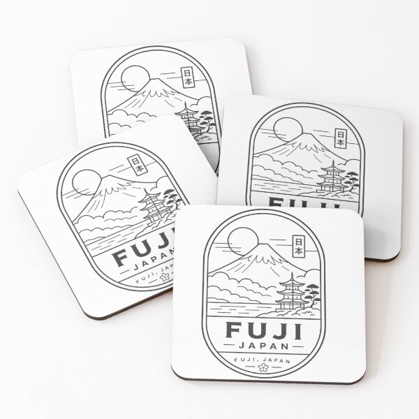 Item preview, Fuji, Japan – Monochrome Vintage Badge Logo Design designed and sold by Jandedan.