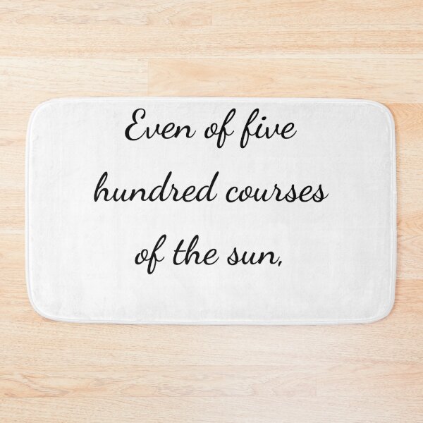Item preview, “Even of five hundred courses of the sun,” - handwriting black designed and sold by ariksworld.