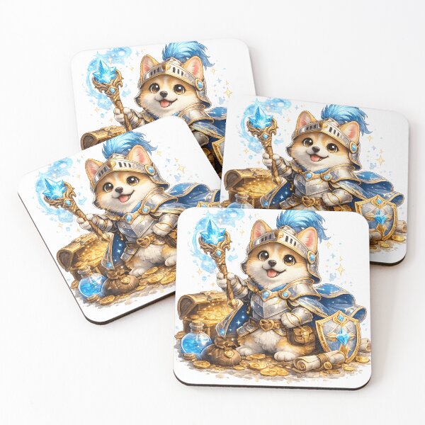 Item preview, Cute Knight Corgi Fantasy Adventure Design designed and sold by Nixora.