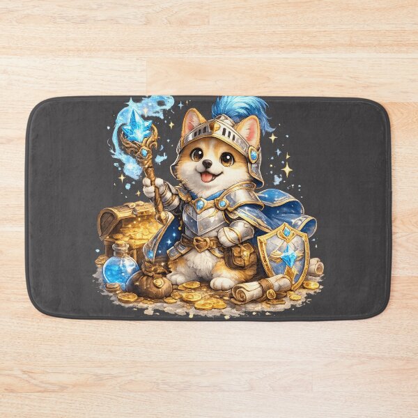 Item preview, Cute Knight Corgi Fantasy Adventure Design designed and sold by Nixora.
