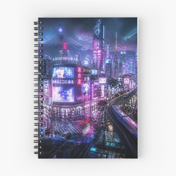 Item preview, Tokyo 2150 | Neon Cyberpunk Skyline | Futuristic Japan designed and sold by NSAstore.