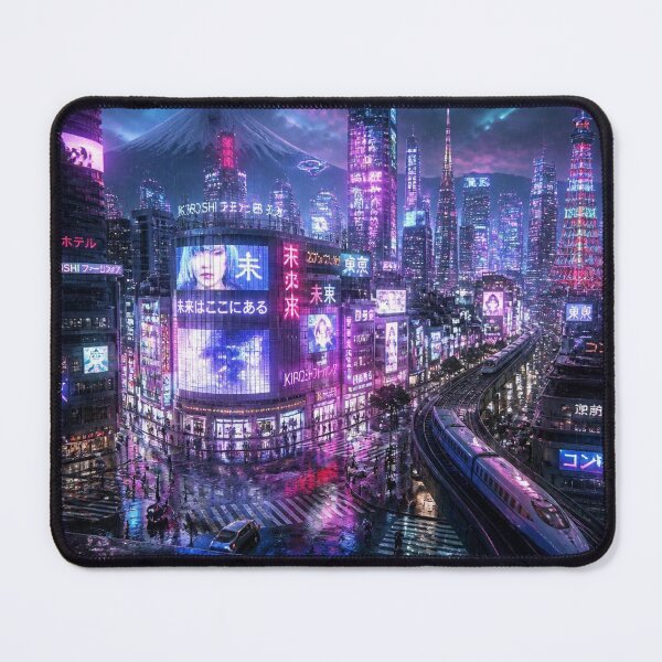 Item preview, Tokyo 2150 | Neon Cyberpunk Skyline | Futuristic Japan designed and sold by NSAstore.