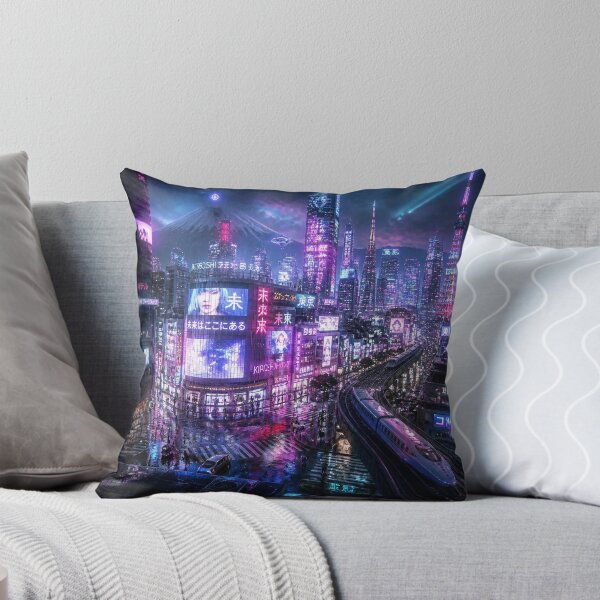 Item preview, Tokyo 2150 | Neon Cyberpunk Skyline | Futuristic Japan designed and sold by NSAstore.