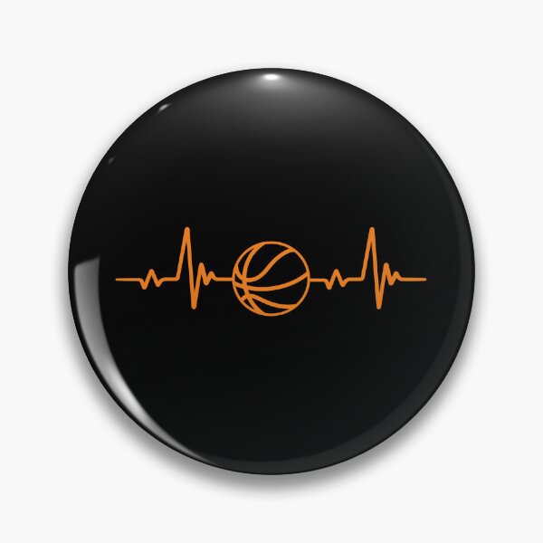 Item preview, Basketball Heartbeat Line Art Design designed and sold by GiaoCalonas.