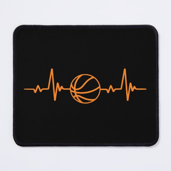 Item preview, Basketball Heartbeat Line Art Design designed and sold by GiaoCalonas.