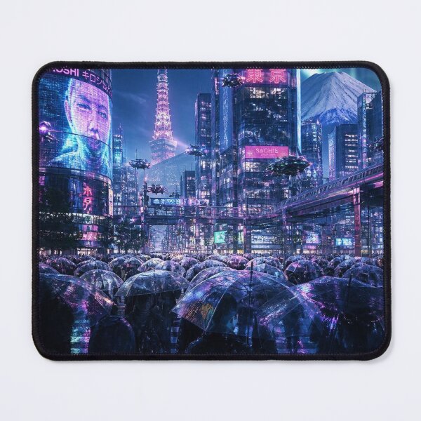 Item preview, Tokyo 2150 | Neon Cyberpunk Skyline | Futuristic Japan designed and sold by NSAstore.