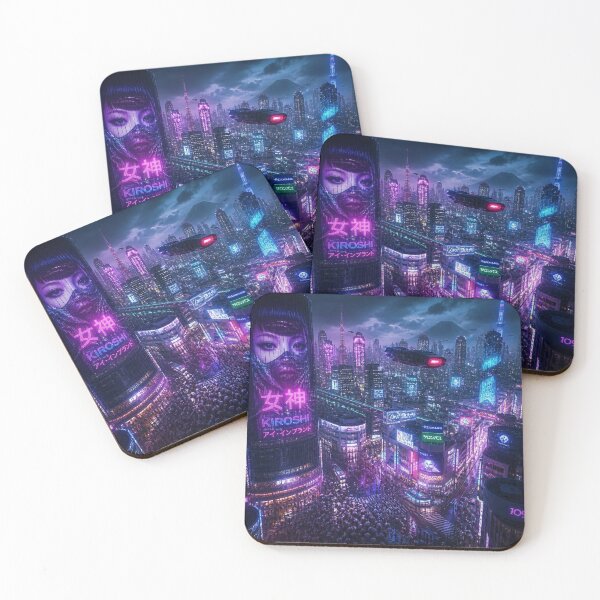 Item preview,  Tokyo 2150 | Neon Cyberpunk Skyline | Futuristic Japan designed and sold by NSAstore.