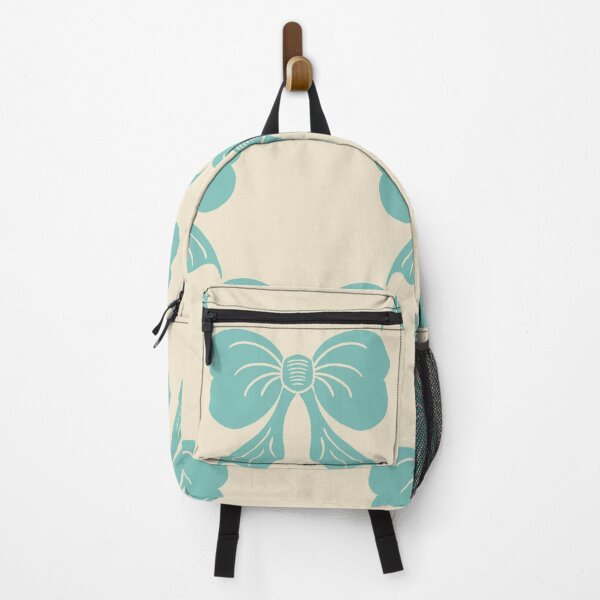 Item preview, Large Fresh Coquette Bow Toile Mint Cream Pattern designed and sold by DColourMuse.
