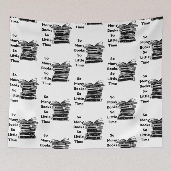 Item preview, So Many Books So Little Time designed and sold by Bloomelle Studio.