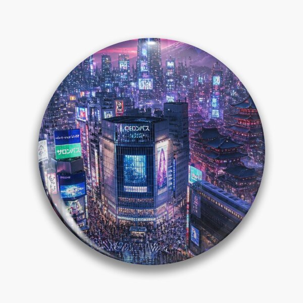 Item preview, Tokyo 2150 | Neon Cyberpunk Skyline | Futuristic Japan designed and sold by NSAstore.