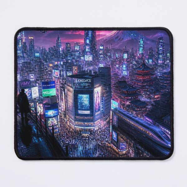 Item preview, Tokyo 2150 | Neon Cyberpunk Skyline | Futuristic Japan designed and sold by NSAstore.
