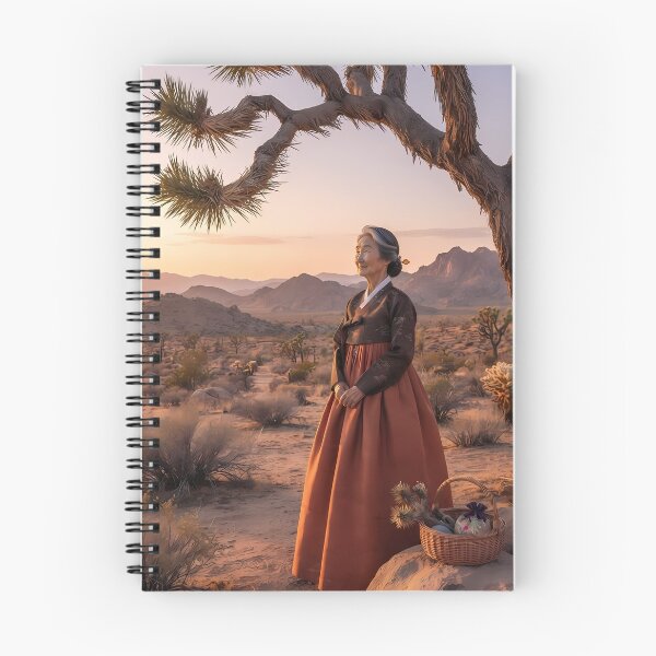 Item preview, Desert Dreamer: A Hanbok's Silence in Joshua Tree designed and sold by SOOstudio73.