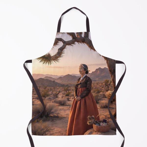 Item preview, Desert Dreamer: A Hanbok's Silence in Joshua Tree designed and sold by SOOstudio73.