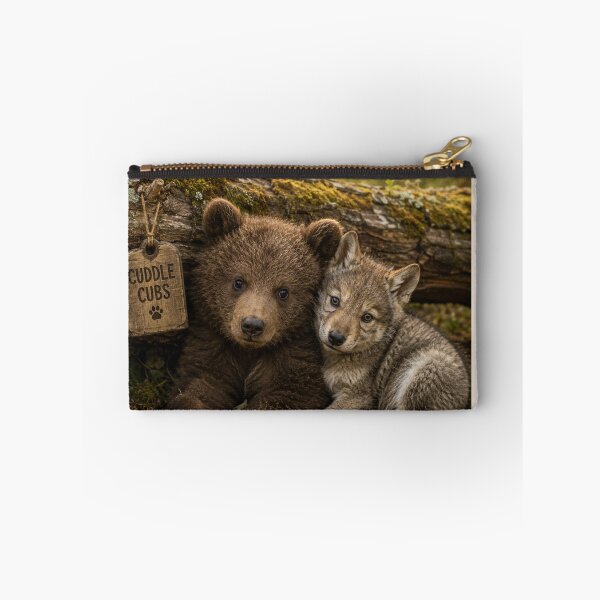 Item preview, Cuddle Cubs Adorable Bear Wolf Cub Forest Friends designed and sold by BagFactoryUK.
