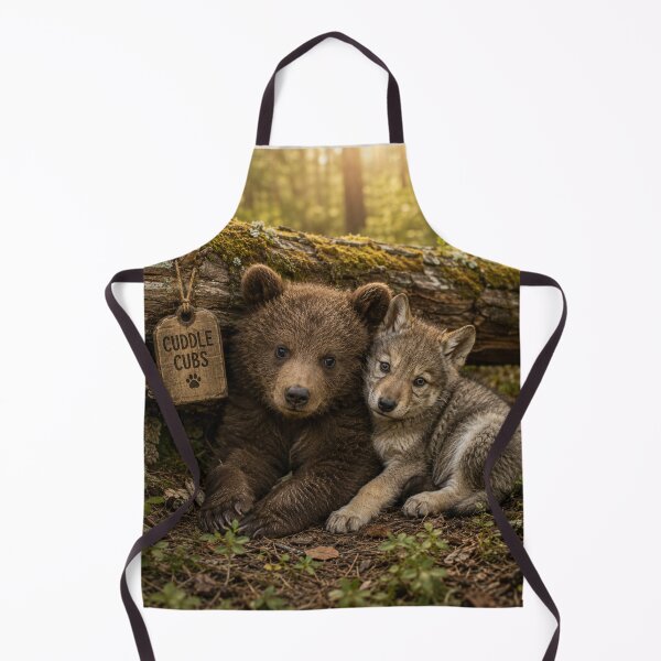 Item preview, Cuddle Cubs Adorable Bear Wolf Cub Forest Friends designed and sold by BagFactoryUK.