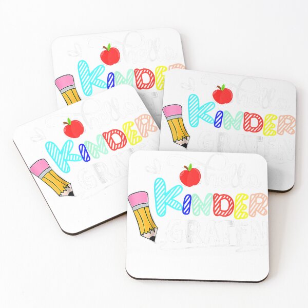 Item preview, Retro Hello Kindergarten Back To School Teacher Student Kids designed and sold by Bomebomst.