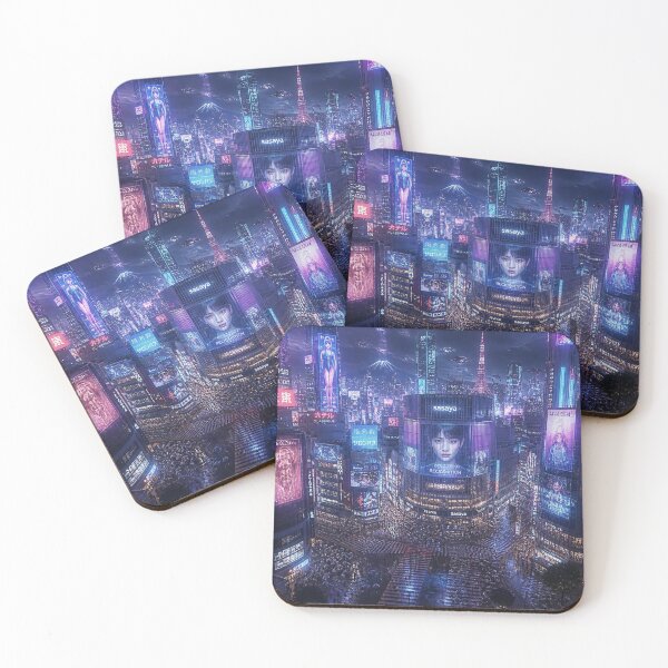 Item preview, Tokyo 2150 | Neon Cyberpunk Skyline | Futuristic Japan designed and sold by NSAstore.