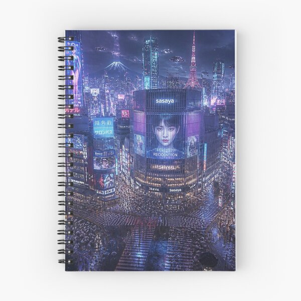 Item preview, Tokyo 2150 | Neon Cyberpunk Skyline | Futuristic Japan designed and sold by NSAstore.