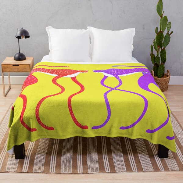 Item preview, Red Cheetah and Purple Cheetah designed and sold by TamaAnimalArt.
