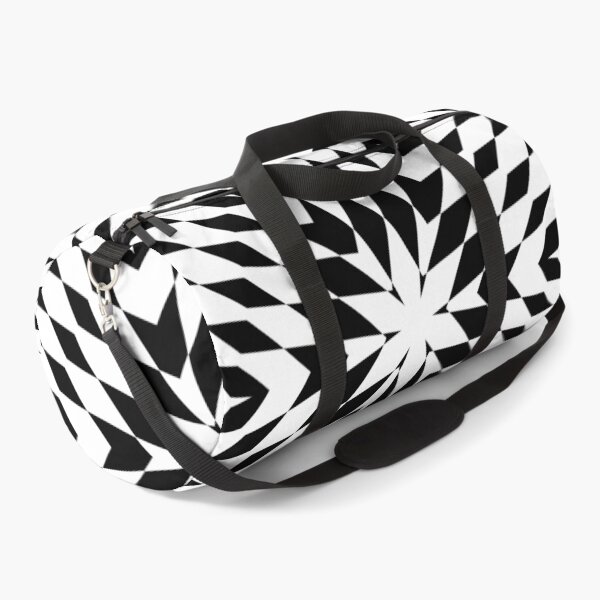 Item preview, Symmetrical Black and White Kaleidoscope Pattern designed and sold by TheFlyingBunny.