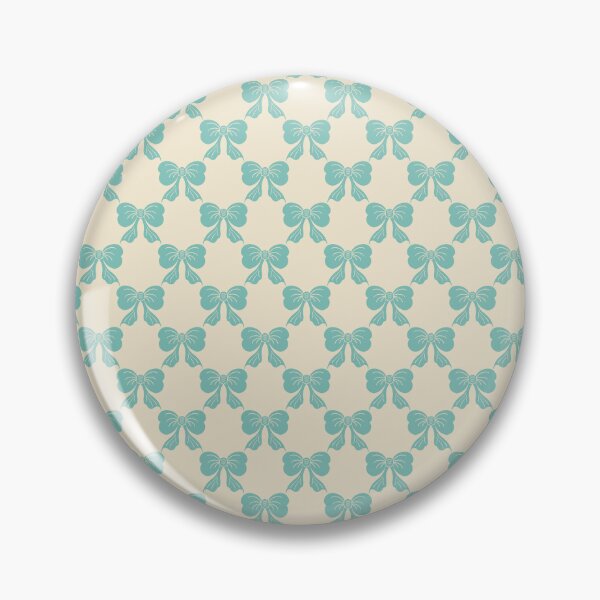 Item preview, Small Fresh Coquette Bow Toile Mint Cream Pattern designed and sold by DColourMuse.