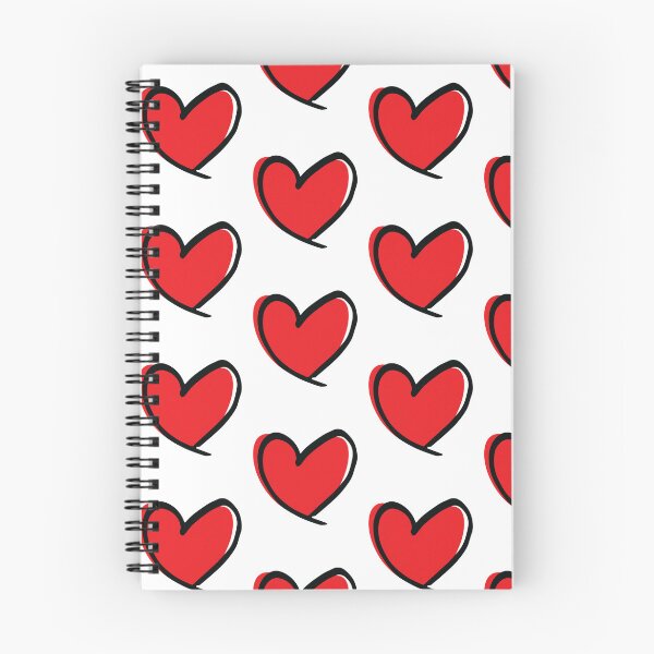 Item preview, Hand Drawn Red Heart with Black Outline designed and sold by GiaoCalonas.