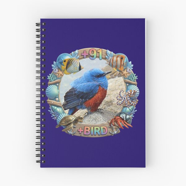Item preview, +91BIRD BOB Logo: Beachside Marine Reef Isohiyodori Edition designed and sold by Plus91BIRD.