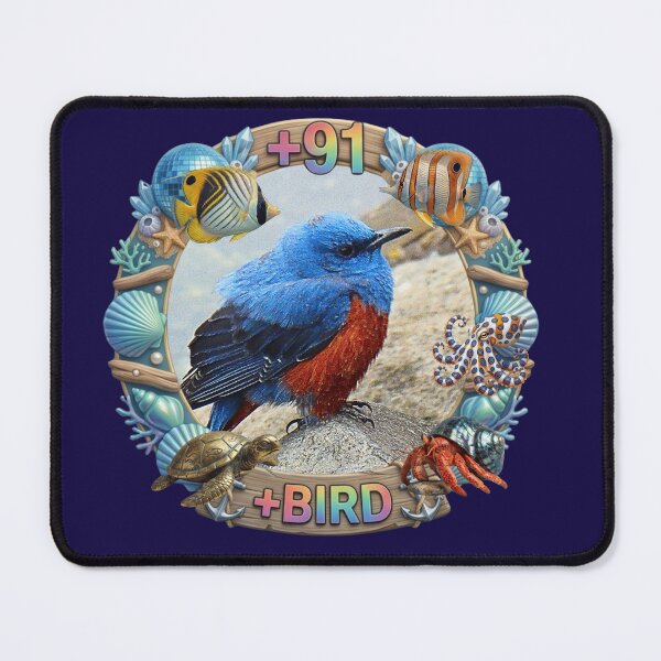 Item preview, +91BIRD BOB Logo: Beachside Marine Reef Isohiyodori Edition designed and sold by Plus91BIRD.
